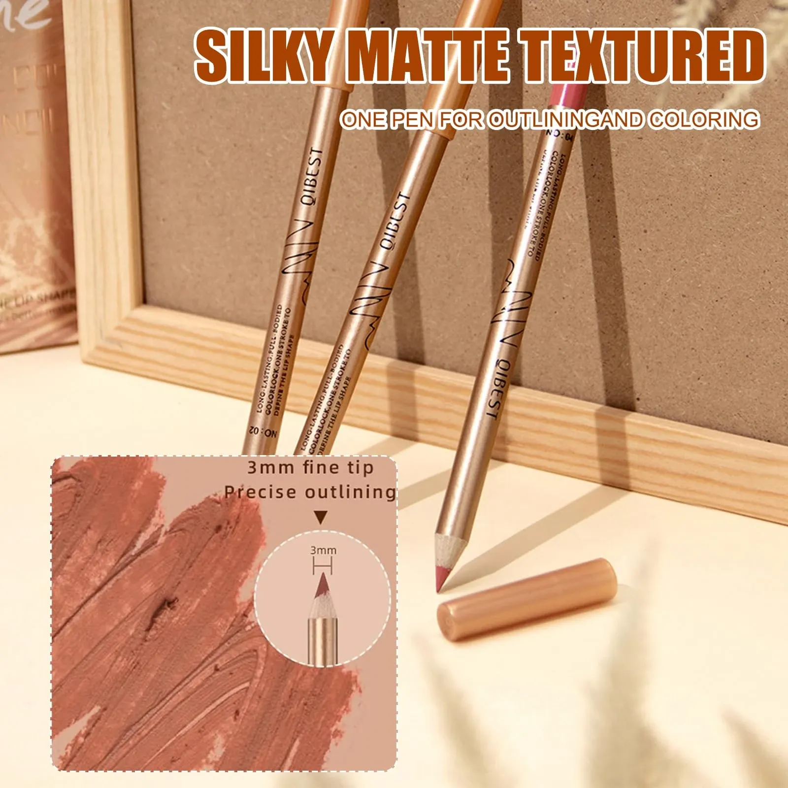 YOUNG VISION 12-Piece Wooden Lip Liner Set — existing gallery image 1